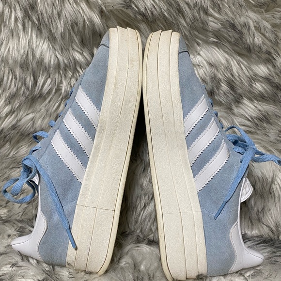 Adidas Sky Blue Gazelle Bold Platform Sneaker - Picture 4 of 13